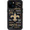 NFL New Orleans Saints Black Blast iPhone 15 Waterproof Case